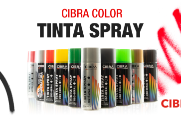 Tinta Spray Metálica: Conheça a nova linha CIBRA Color